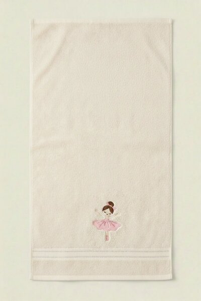 Detský uterák BALERINA BABY krémový Rozmer: 30x50 cm