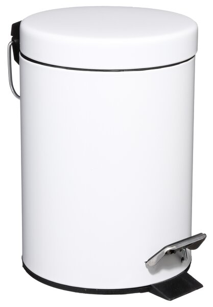 Odpadkový kôš Round, biela, 3L