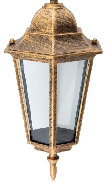 Vonkajší luster na reťazi 1xE27/60W/230V zlatá IP44