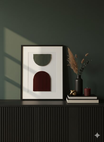 3D abstraktný obraz na stenu – moderná dekorácia 30x40 cm