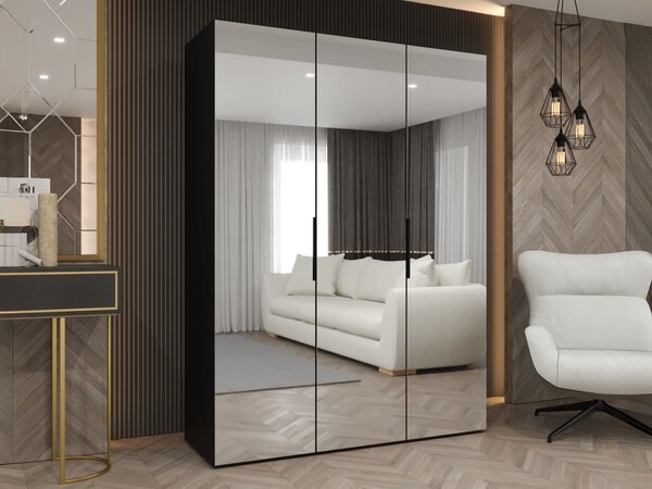 Skriňa Marbella 3 150x202x52 - čierna