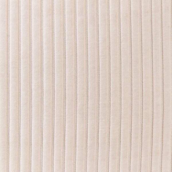 Taburetka béžová menčester 50 x 30 cm bez vzoru štvorcový tvar s odnímateľným poťahom moderný štýl obývačka spálňa