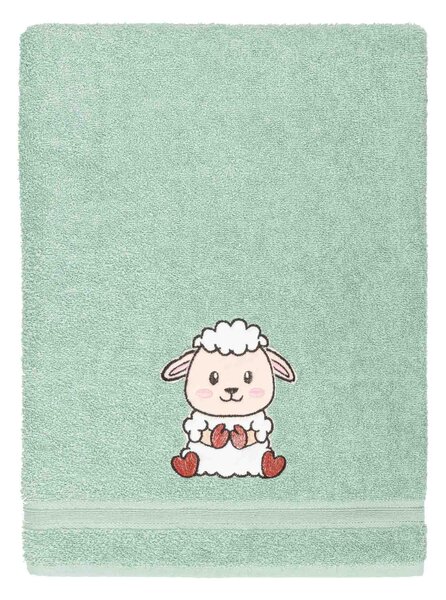 Detský uterák OVEČKA BABY šalviový Rozmer: 50x90 cm