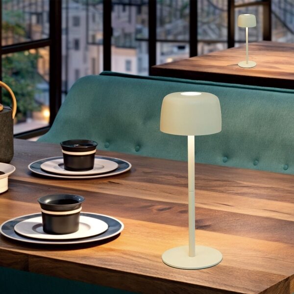 Zuma Line ETLED-658-CM - LED Stm. nabíj. lampa POCO LED/2W/1200 mAh IP44 krémová