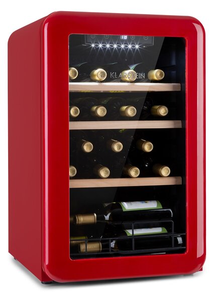 Klarstein Vinetage 19 Uno, vinotéka, chladnička na nápoje, 70 l, 4-22°C, retro dizajn