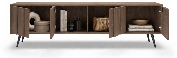TV skrinka Flaro 184 cm s osvetlením - dub dunin