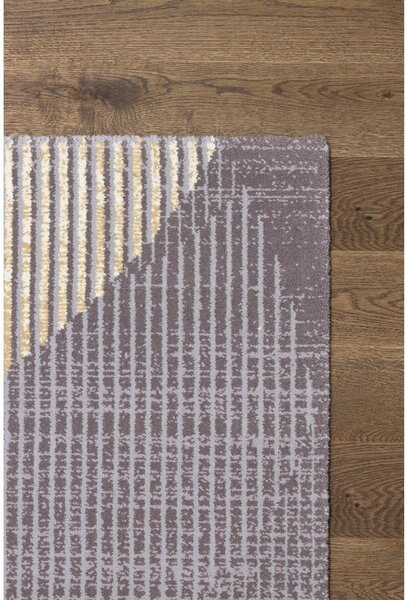 Sivý vlnený koberec 100x180 cm Shades – Agnella
