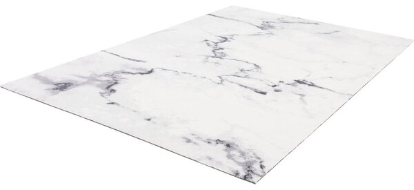 Krémovobiely vlnený koberec 133x180 cm Volakas – Agnella