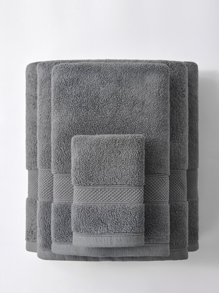 Bavlnený uterák LEO sivý Rozmer: 30x30 cm