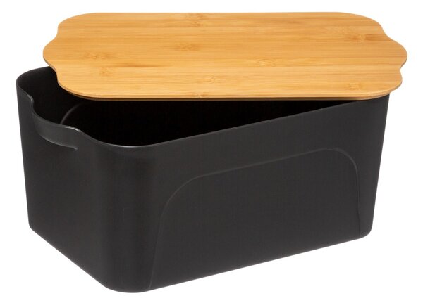 Úložný box Black, 21,5x14x32,5 cm, čierna