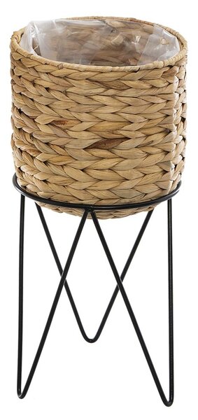 KVETINÁČ Z MORSKEJ TRÁVY SO STOJANOM AYA NATURAL SADA 2KS 54X25 CM+43X20 CM HNEDÁ