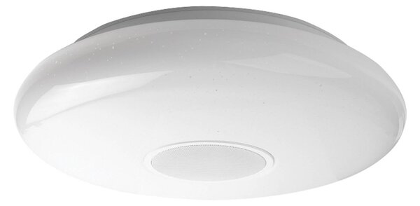 MEGAMAN Stropné LED svetlo Matter Muse, biele, RGBW, IP54, inteligentné, Biela / opálová, Obývacia izba / jedáleň, Plast, Moderný, Závesné svietidlo