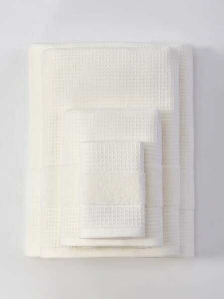 Vaflový uterák CHECKY biely Rozmer: 30x30 cm
