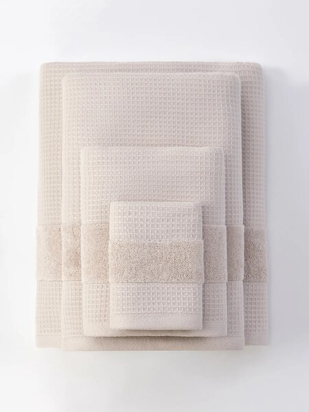 Vaflový uterák CHECKY kašmírový Rozmer: 30x30 cm
