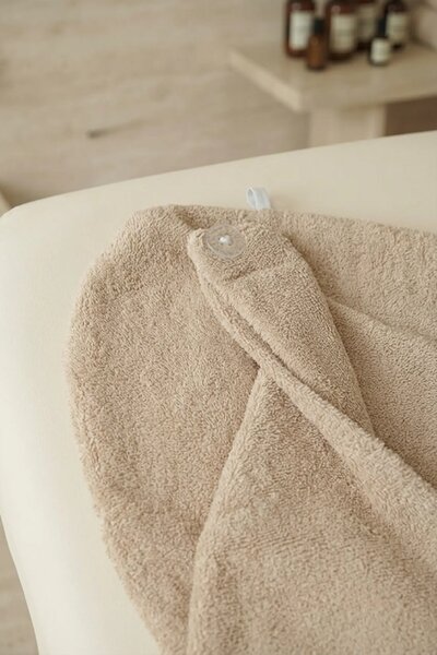 Turban na vlasy SPA béžový