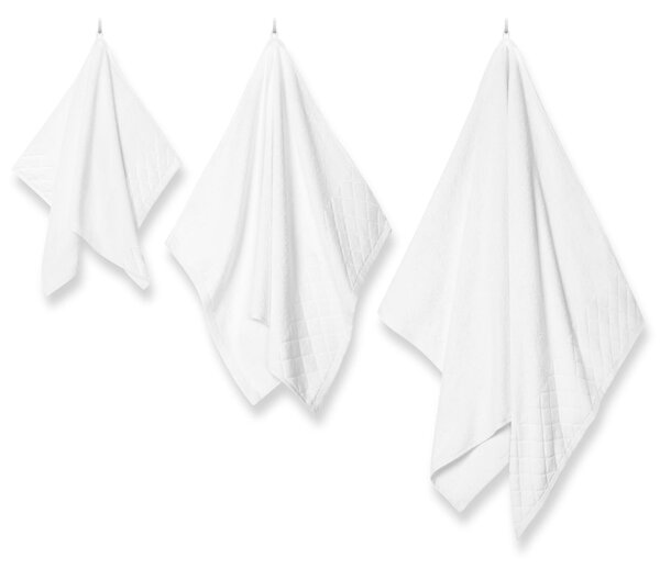 Uterák SILKY biely 50x90 cm