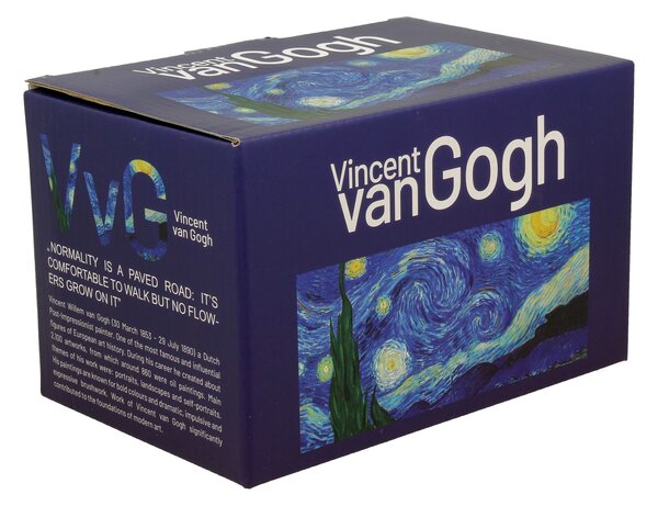 Porcelánový hrnček Van Gogh Starry Night 350 ml sada 2ks