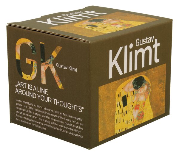 Porcelánový hrnček Klimt The Kiss 430 ml