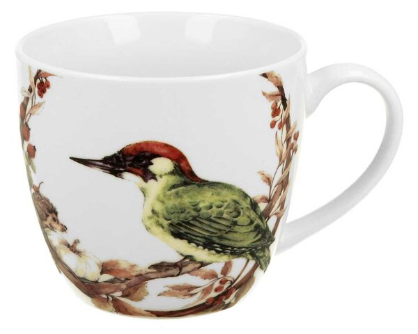 Porcelánový hrnček Woodpecker 460 ml