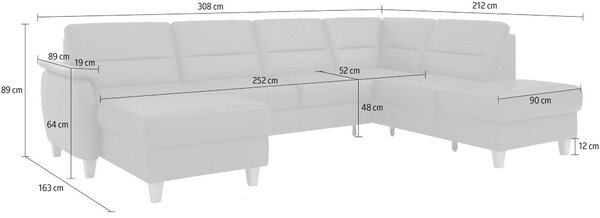 SEDACIA SÚPRAVA, koža, červenohnedá Sit & More - Sedačky, Online Only