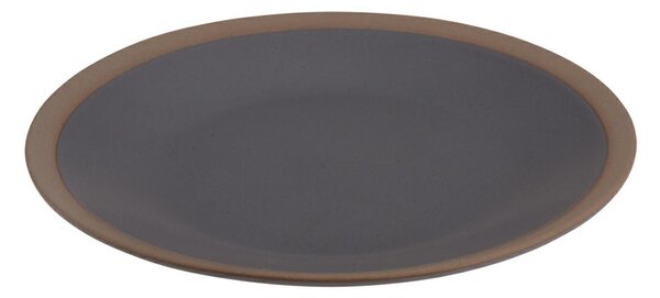 Kameninový dezertný tanier Clay, (fi) 18 cm, hnedý