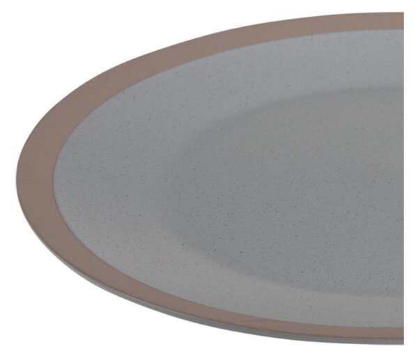 Kameninový tanier Clay, (fi) 26,5 cm, sivý