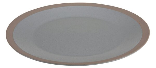 Kameninový tanier Clay, (fi) 26,5 cm, sivý