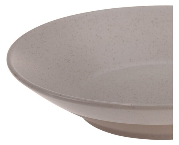 Kameninový hlboký tanier Clay, (fi) 21 cm, béžový