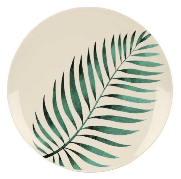 Porcelánový tanier Leafs1, (fi) 27 cm, listy