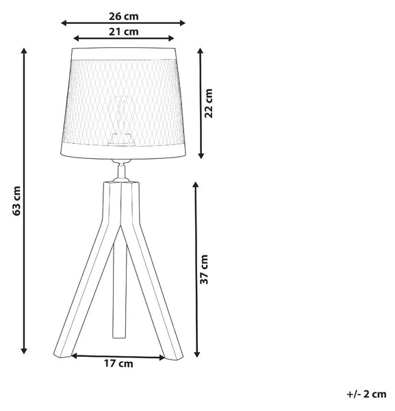 Stolná lampa tmavé mangové drevo s mosadzným železným tienidlom klasický dizajn moderné dekorácie osvetlenie