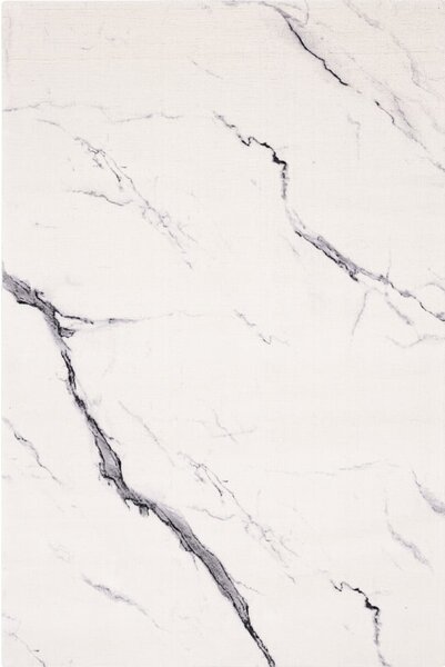 Krémovobiely vlnený koberec 200x300 cm Marble – Agnella