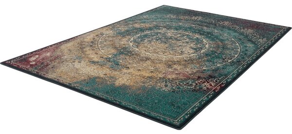 Vlnený koberec v petrolejovomodrej farbe 133x180 cm Ann – Agnella