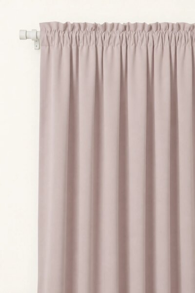 Záves s krúžkami HOLD púdrový 140x250 cm