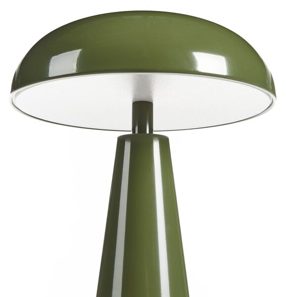 Stolná lampa zelená železo bezdrôtová so stmievačom osvetlenie moderný štýl interiér