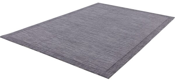 Tmavosivý vlnený koberec 133x180 cm Linea – Agnella