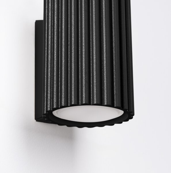 Sollux SL.1648 - Nástenné svietidlo KARBON 1xGU10/10W/230V čierna