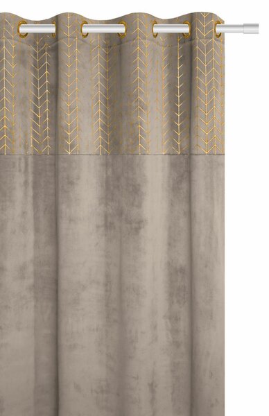 Záves NORD tmavobéžový 140x250 cm