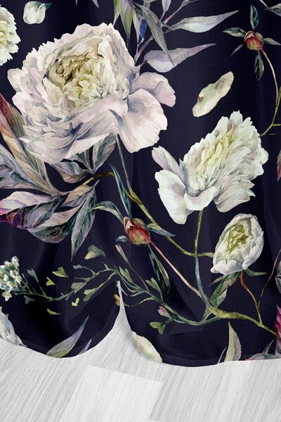 Velúrový záves PEONY 140x250 cm