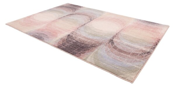 Svetloružový vlnený koberec 133x190 cm Kaola – Agnella