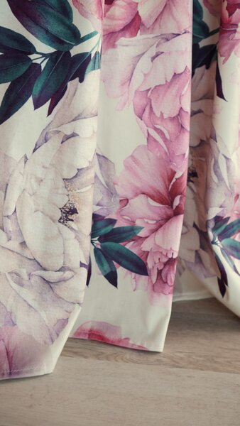 Záves PEONY VELVET LIGHT s riasiacou páskou 140x270 cm
