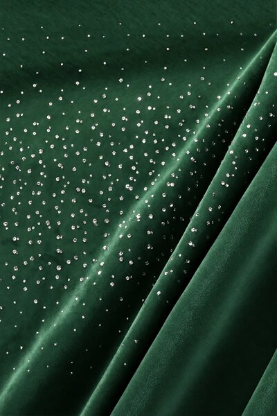Záves SHINY fľašovo zelený 140x250 cm