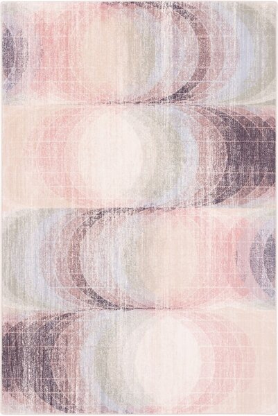 Svetloružový vlnený koberec 133x190 cm Kaola – Agnella