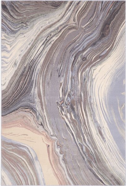 Sivý vlnený koberec 133x180 cm Agate – Agnella