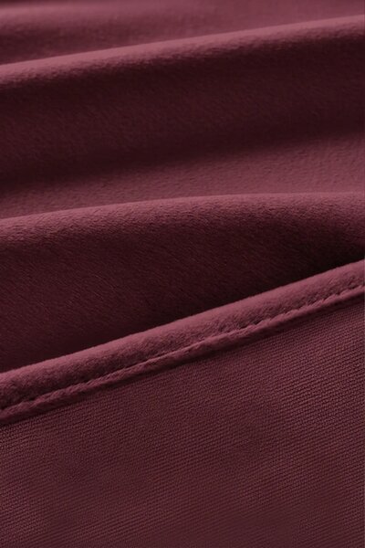 Velúrový záves SOFT VELVET bordový na riasiacu pásku Rozmer: 140x270 cm