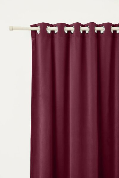 Velúrový záves SOFT VELVET bordový 140x250 cm