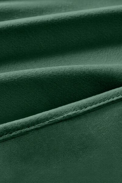 Velúrový záves SOFT VELVET fľašovo zelený na riasiacu pásku Rozmer: 140x270 cm