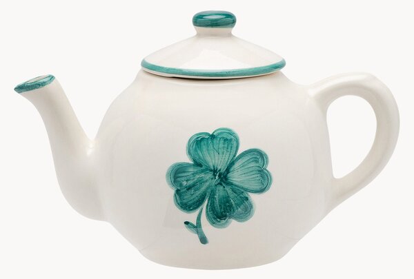 Ručne maľovaná čajová kanvica Shamrock, 600 ml