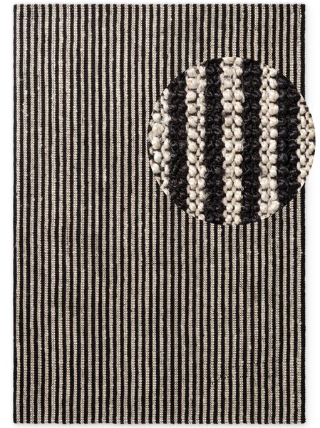 ELLE Decoration, Kusový koberec Harvest 106337 Black z kolekcie Elle, 200x300, čiernobiela, chodba / predsieň