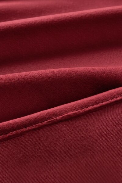 Velúrový záves SOFT VELVET červený na riasiacu pásku Rozmer: 140x300 cm