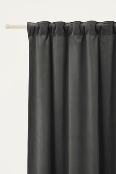 Velúrový záves SOFT VELVET grafitový 140x250 cm